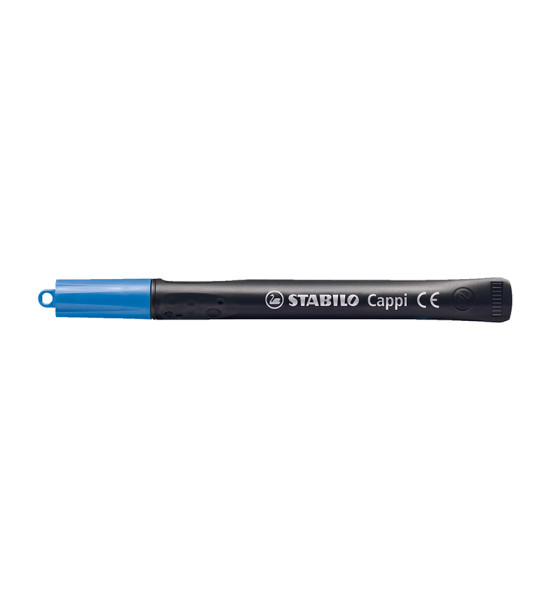 Marc. Permanente, Cappi, Punta Redonda, M 1.0 mm, Azul, Unidad